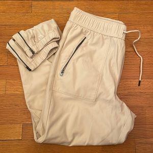 BLANKNYC Cream Joggers, M.         NWT